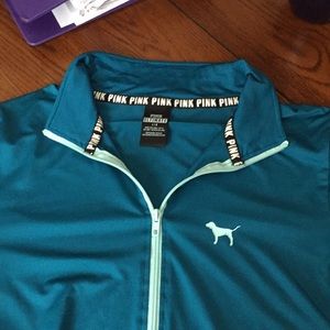 PINK VS 1/4 zip up